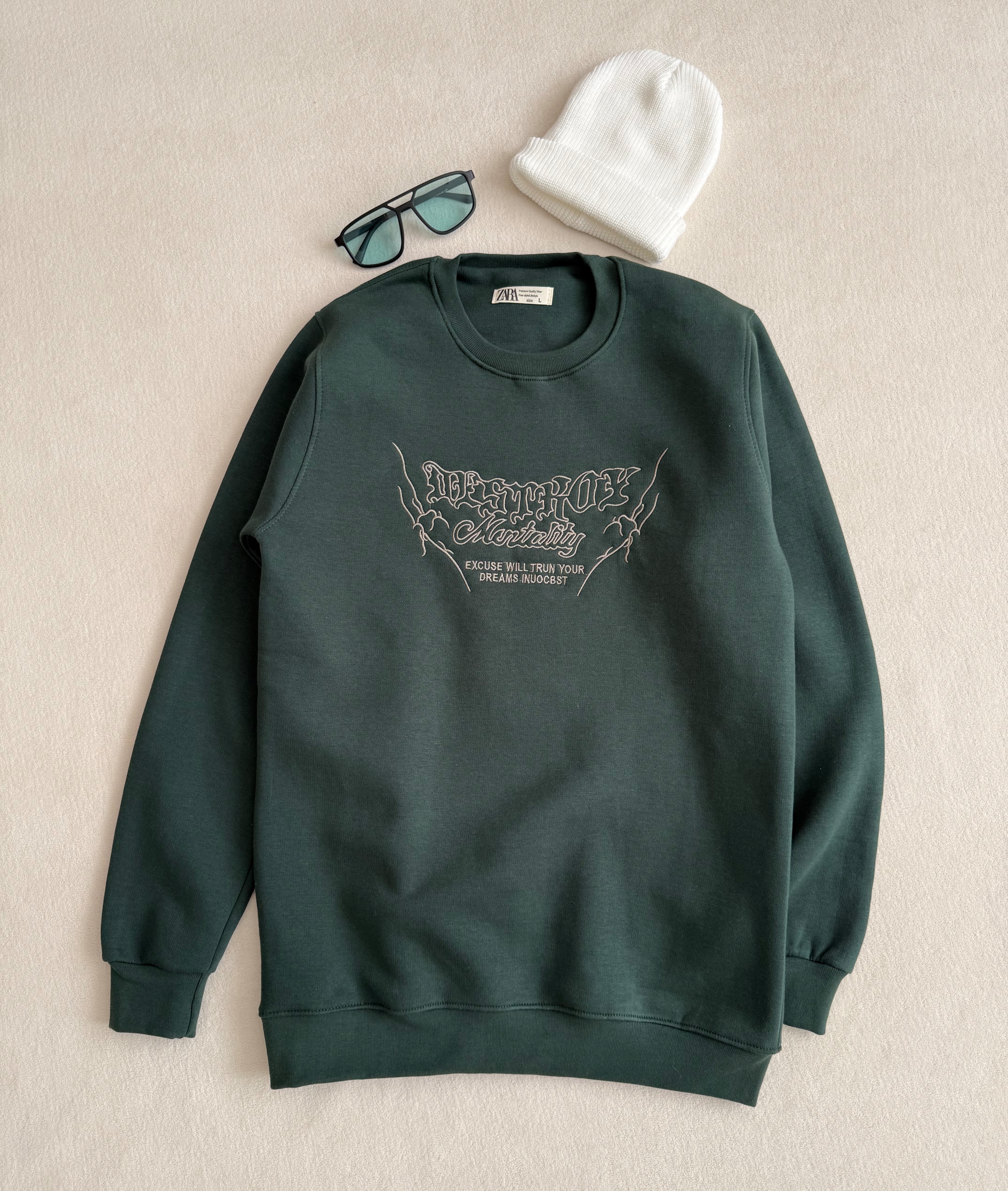 دورس ۳ نخ‌ گلدوزی طرح MENTALITY