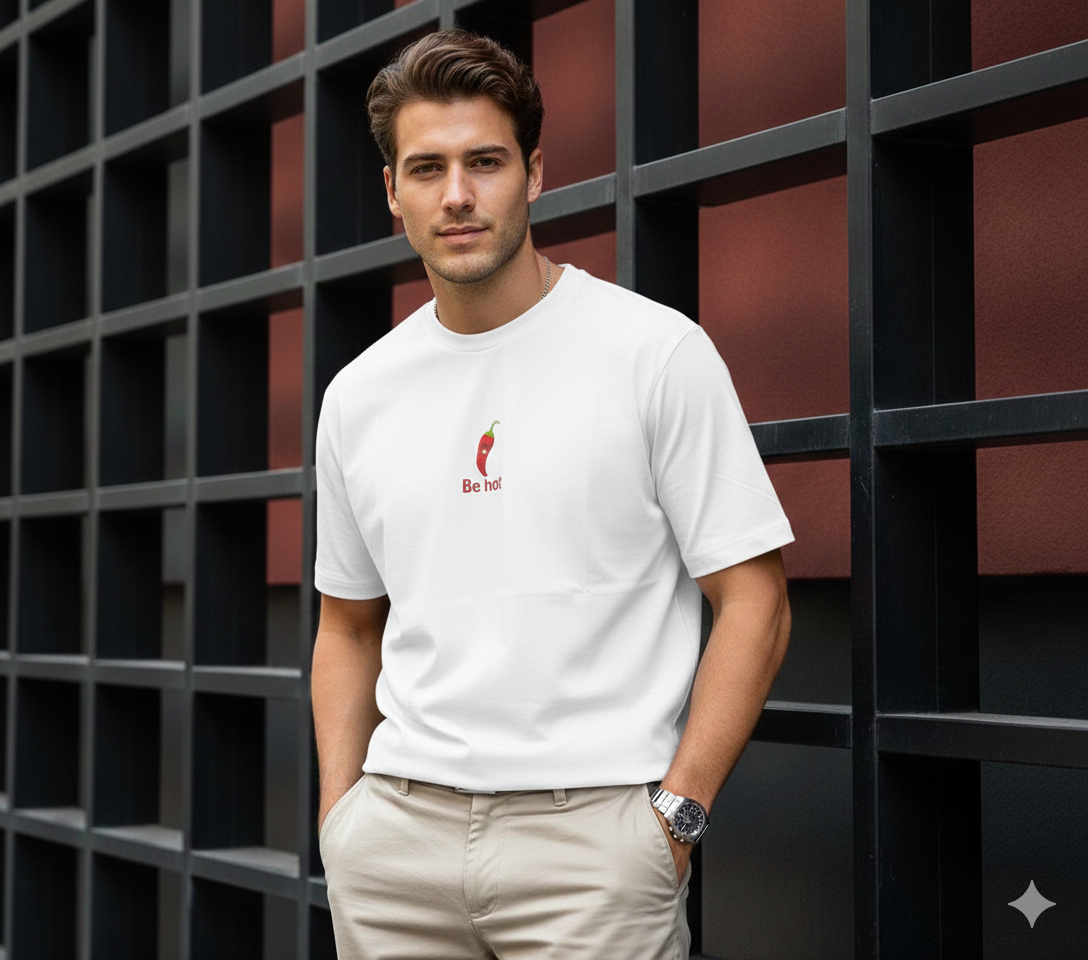 تیشرت نخ ۲۸ خنک طرح HOT