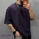 تیشرت بیسیک پاستیلی پارچه دورس