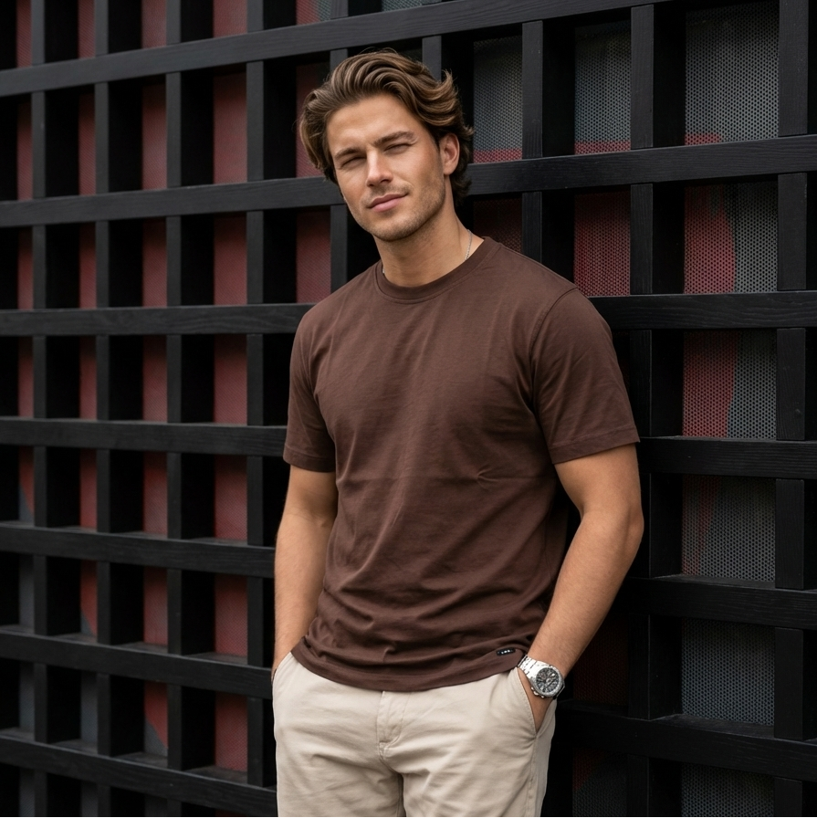 تیشرت بیسیک ZARA قواره باکس فیت