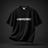 تیشرت مینیمال مشکی UNIVERSE (یونیورس)